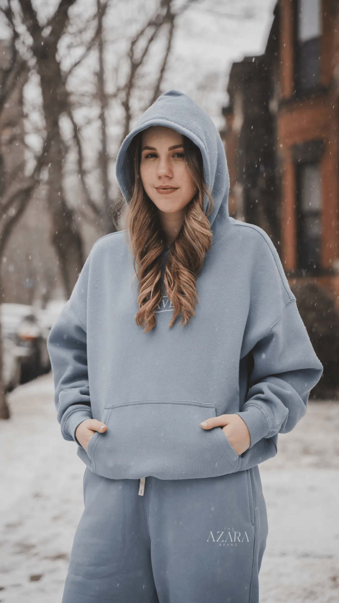 #SAVEDHoodie in BlueSerenity - The Azara Brand