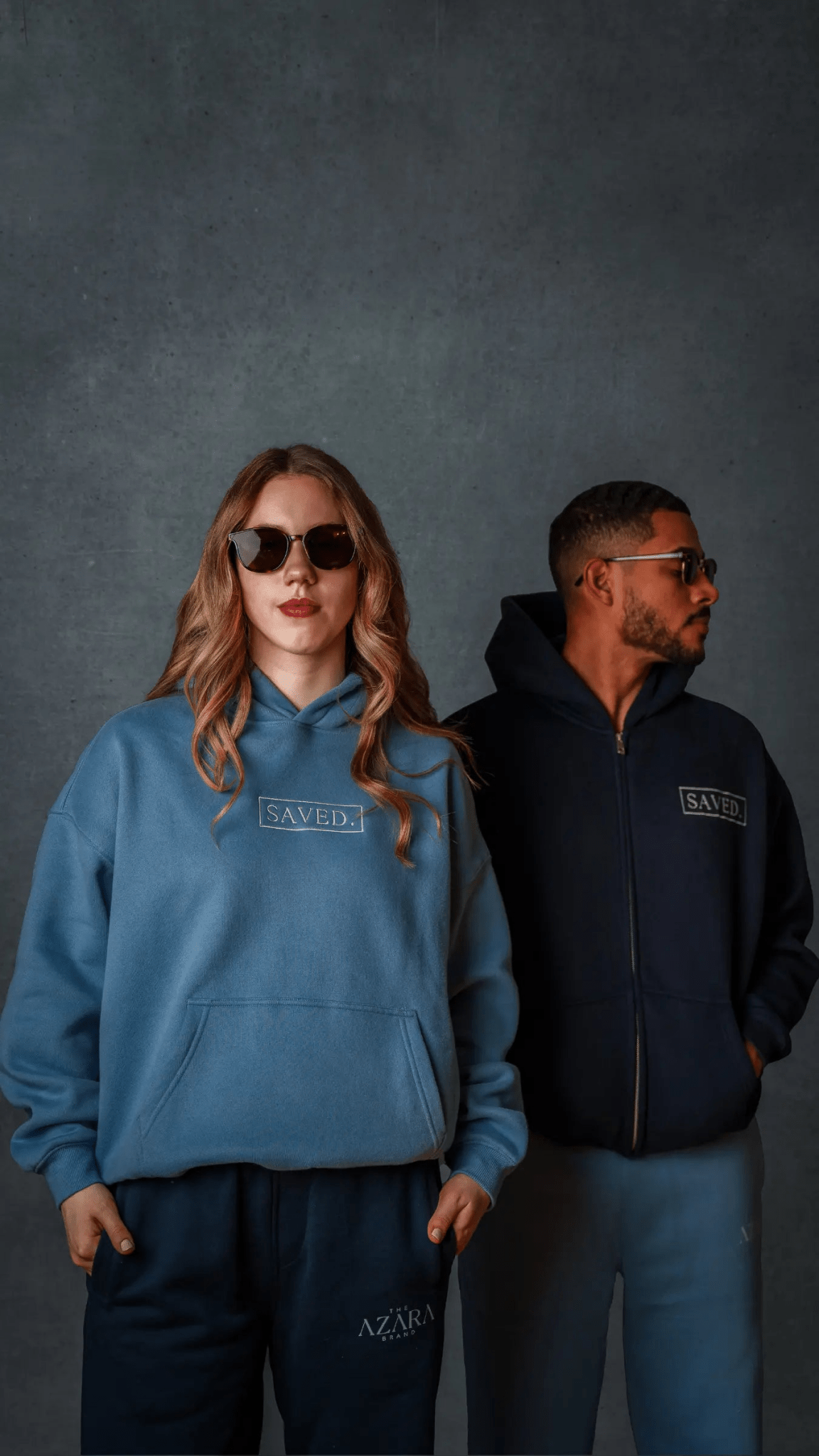 #SAVEDHoodie in BlueSerenity - The Azara Brand