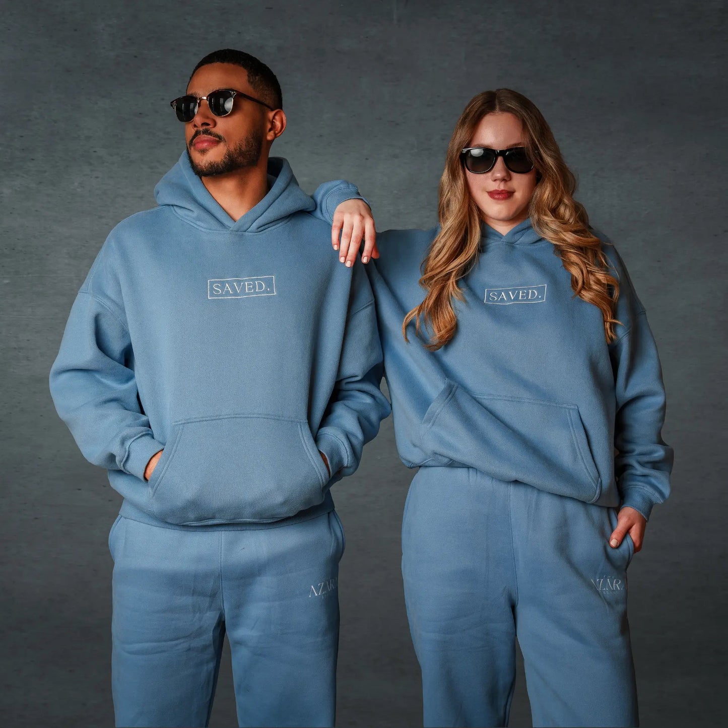 #SAVEDHoodie in BlueSerenity - The Azara Brand